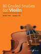80 Graded Studies for Violin #2 Grades 6-8 cover